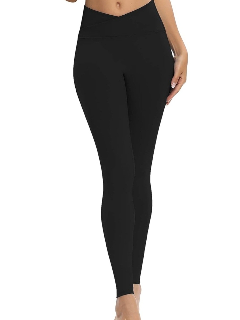 Skyface Black High-Waist Pocket Leggings